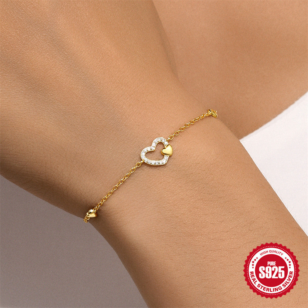 Bracciale a forma di cuore