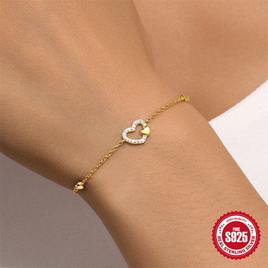 Bracciale a forma di cuore